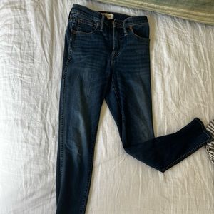 10 Inch High rise skinny jeans